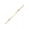 Çiçek Figürlü Altın Çocuk Bileklik - 14k - 2.93gr