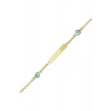 Nazar Boncuklu Altın Çocuk Bileklik - 14k - 3.13gr