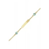 Nazar Boncuklu Altın Çocuk Bileklik - 14k - 3.13gr
