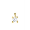 Altın Üçlü Tektaş Set - 14K