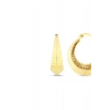 Tasarım Altın Küpe - 14k - 4.21gr