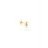 Taşlı Altın Tragus Piercing - 14k - 0.25gr