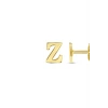 Z Harfli Tek Altın Küpe - 14K
