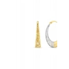 Tasarım Altın Küpe - 14k - 3.15gr