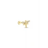Taşlı Altın Tragus Piercing - 14K