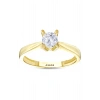 Altın Tektaş Yüzük - 14K