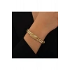 Zincir Formlu Kelepçe Bilezik - 14K - 14.71gr