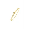 Taşlı Altın Kelepçe Bilezik - 14k - 6.45gr