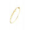Taşlı Altın Kelepçe Bilezik - 14k - 5.93gr