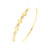 Taşlı Altın Kelepçe Bilezik - 14k - 5.93gr