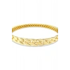 Tasarım Altın Kelepçe Bilezik - 14K - 10.28gr