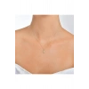 Taşlı Altın Kolye - 14k - 2.50gr