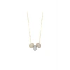 Taşlı Tasarım Altın Kolye - 14k - 2.30gr