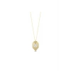 Taşlı Tasarım Altın Kolye - 14k - 1.84gr