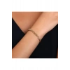 Altın Zincir Kalp Bileklik - 14K