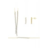 Taşlı Altın Nişan Düğün Set - 14k - 13.37gr