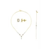 Taşlı Altın Nişan Düğün Set - 14k - 2.05gr