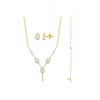 Taşlı Altın Nişan Düğün Set - 14k - 9.62gr