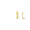 Taşlı Altın Küpe - 14k - 1.91gr