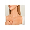Taşlı Altın Nişan Düğün Set - 14k - 2.03gr