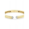 Taşlı Tasarım Altın Kelepçe - 14k - 12.27gr