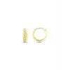 Altın Halka Küpe - 14k - 3.00gr