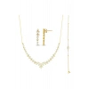 Taşlı Altın Nişan Düğün Set - 14k - 11.97gr