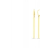 Altın Sallantılı Tasarım Küpe - 14K