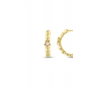 Yıldız Figürlü Altın Halka Küpe - 14k - 2.87gr