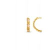 Altın Halka Küpe - 14k - 2.84gr