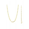 Zincir Formlu Altın Set - 14k - 3.87gr