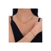 Zincir Formlu Altın Set - 14k - 3.87gr