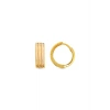Altın Halka Küpe - 14k - 3.48gr