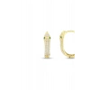 Yılan Figürlü Taşlı Altın Küpe - 14k - 3.06gr