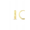 Altın Halka Küpe - 14k - 4.63gr
