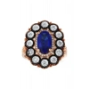 0.16 Karat Safir Taşlı Elmas Yüzük