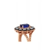 0.16 Karat Safir Taşlı Elmas Yüzük