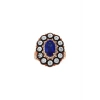 0.16 Karat Safir Taşlı Elmas Yüzük