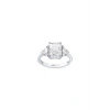 0.24 Karat Violet Emerald Kesim Pırlanta Yüzük