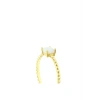 Opal Taşlı Altın Yüzük - 14K