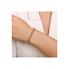Altın Taşlı Tasarım Bileklik - 14K