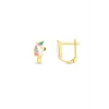 Altın Unicorn Çocuk Küpe - 14K