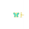 Altın Kelebek Çocuk Küpe - 14K