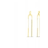 Altın Sallantılı Tasarım Küpe - 14K