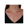 Altın Sallantılı Tasarım Kolye - 14K