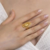 Yiğitbaşı Gold 22 Ayar Fancy Dorika Yüzük (3011)