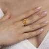 Yiğitbaşı Gold 22 Ayar Fancy Dorika Yüzük 3027