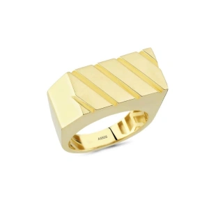 Altın Tasarım Yüzük - 14k - 4.84gr