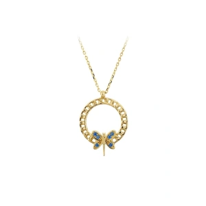 Kelebek Altın Kolye - 14k - 1.89gr