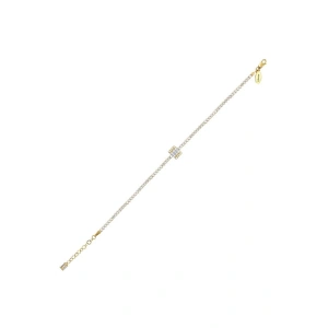 Taşlı Altın Bileklik - 14k - 4.20gr